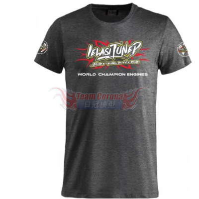 IELASITUNED UNISEX T-SHIRT GREY  Size :XL